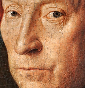 Jan van Eyck, Man in a Red Turban, 1433. National Gallery, London. Photo Credit: Erich Lessing/ART RESOURCE, N.Y.