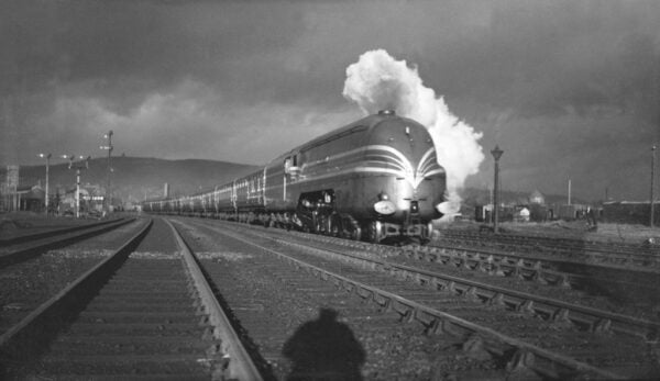 The "Coronation Scot" train at Penrith, 1938