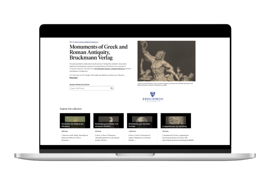 For each collection, a solution: How JSTOR Digital Stewardship Services’ flexible framework powers Johns Hopkins’ diverse digital collections